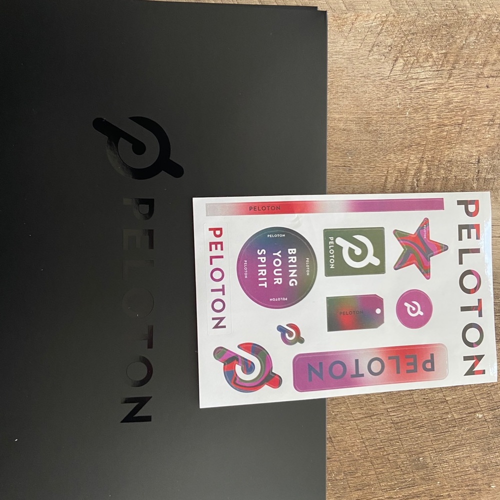Peloton Gift Box and Sticker Sheet